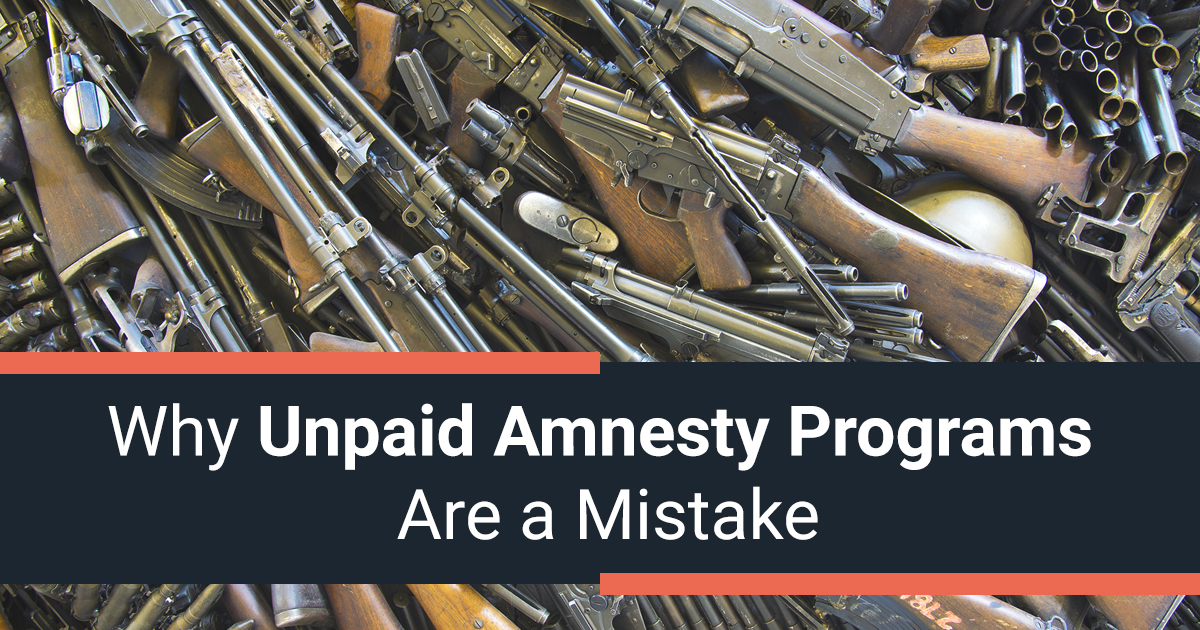 Why Unpaid Amnesty Programs Are a MISTAKE